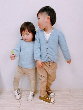 KOppiiiiiさん（キッズ・90cm）の春コーディネート