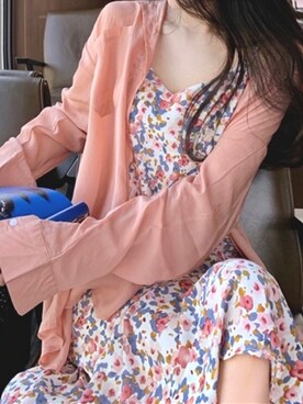 「オルチャンファッション」｜「アイテム（ワンピース/ドレス）」を使った、SLOW MOODさん（レディース・155cm）の秋コーディネート