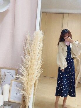 「オルチャンファッション」｜「アイテム（ワンピース/ドレス）」を使った、SLOW MOODさん（レディース・155cm）の秋コーディネート