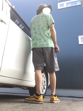 「RVCA（ルーカ）のアイテム（パンツ）」を使った、DAIKIさん（メンズ・168cm）の夏コーディネート