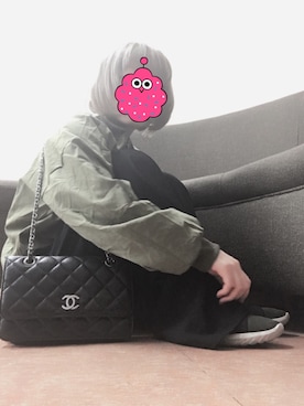 「金髪」｜「アイテム（MA-1）」を使った、みまんさん（レディース・153cm）の春コーディネート