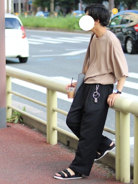 「HARE（ハレ）のアイテム（キーホルダー）」を使った、けんたさん（メンズ・170cm）の夏コーディネート