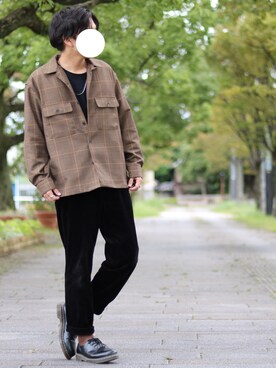 「Steven Alan（スティーブンアラン）のアイテム（レッグウェア）」を使った、けんたさん（メンズ・170cm）の秋コーディネート