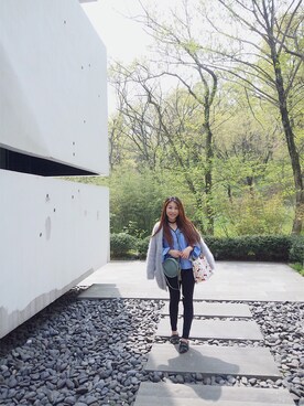 毛球酱さん（レディース・162cm）の春コーディネート