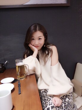 「MERCURYDUO（マーキュリーデュオ）のアイテム（アクセサリー）」を使った、毛球酱さん（レディース・162cm）の冬コーディネート