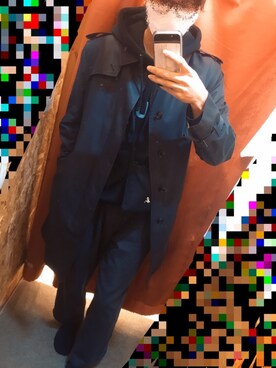 「PEARLY GATES（パーリーゲイツ）のアイテム」を使った、どっぐイアさん（メンズ・175cm）の冬コーディネート