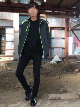 「PRIMALCODE（プライマルコード）のアイテム」を使った、どっぐイアさん（メンズ・175cm）の春コーディネート