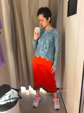 「rag & bone（ラグアンドボーン）のアイテム（ワンピース/ドレス）」を使った、さくらもちさん（レディース・155cm）の夏コーディネート
