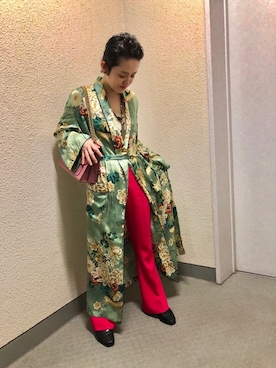 「IOSSELLIANI（イオッセリアーニ）のアイテム」を使った、さくらもちさん（レディース・155cm）の夏コーディネート