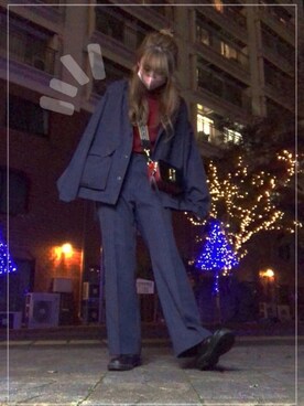 「MARC JACOBS」｜「アイテム（その他）」を使った、みみみさん（レディース・164cm）の秋コーディネート