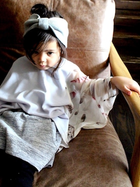 「3歳」｜antiquaさん（キッズ・91cm）の冬コーディネート