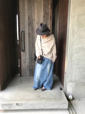 「antiqua」｜antiquaさん（レディース・154cm）の冬コーディネート