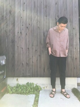 「antiqua（アンティカ）のアイテム」を使った、antiquaさん（メンズ・178cm）の夏コーディネート