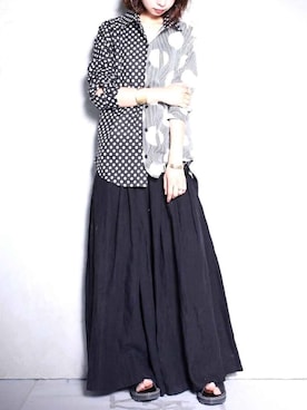 「アンティカ」｜antiquaさん（レディース・157cm）の夏コーディネート