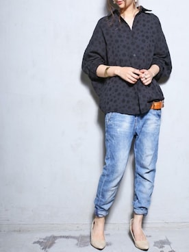 antiquaさん（レディース・157cm）の夏コーディネート