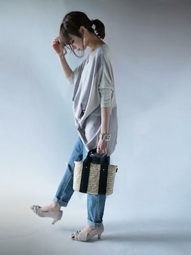 「アンティカ」｜antiquaさん（レディース・157cm）の夏コーディネート