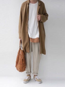 「antiqua（アンティカ）のアイテム」を使った、antiquaさん（メンズ・188cm）の夏コーディネート