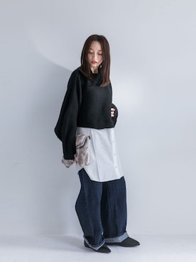 antiquaさん（レディース・153cm）の秋コーディネート