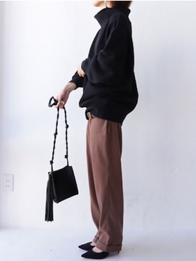 antiquaさん(レディース・158cm)の冬コーディネート