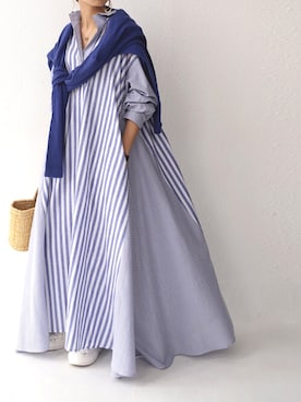 Antiqua アンティカのシャツワンピースコーディネート Zozotown