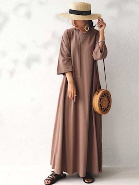 「リラックス感」｜antiquaさん（レディース・152cm）の春コーディネート