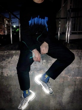 「AVALONE（アヴァロン）のアイテム」を使った、aikiさん（メンズ・173cm）の秋コーディネート