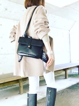 「Import & Select（インポートアンドセレクト）のアイテム（ブレスレット）」を使った、as_______uさん（レディース・163cm）の冬コーディネート