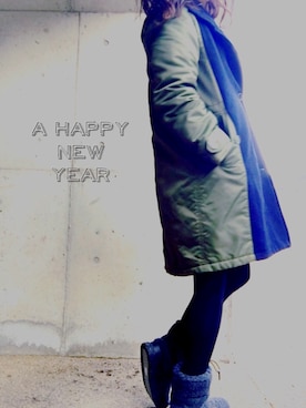 as_______uさん（レディース・163cm）の冬コーディネート