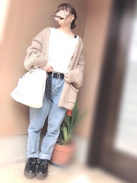 「ちょこみー」｜あずきさん（レディース・153cm）の春コーディネート