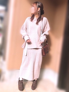 あずきさん（レディース・153cm）の冬コーディネート