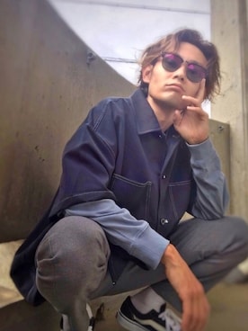 CHINさんパパさん(メンズ・163cm)の春コーディネート