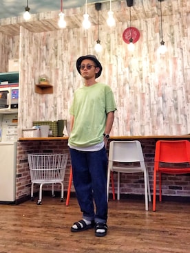 CHINさんパパさん(メンズ・163cm)の春コーディネート