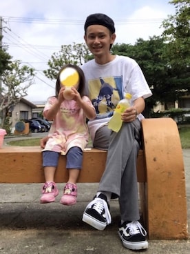 CHINさんパパさん（メンズ・163cm）の春コーディネート