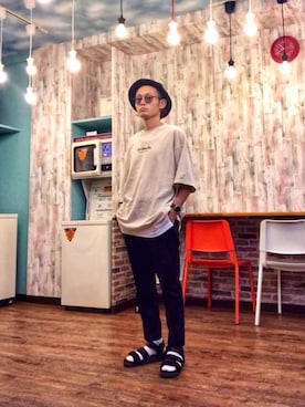 CHINさんパパさん(メンズ・163cm)の春コーディネート