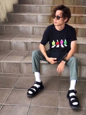 CHINさんパパさん（メンズ・163cm）の春コーディネート