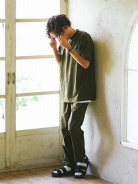 CHINさんパパさん（メンズ・163cm）の夏コーディネート