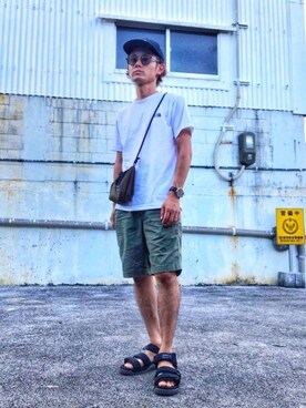 CHINさんパパさん(メンズ・163cm)の夏コーディネート