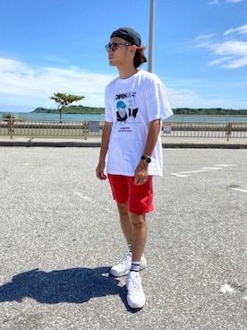 CHINさんパパさん（メンズ・163cm）の夏コーディネート