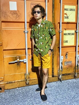 CHINさんパパさん(メンズ・163cm)の夏コーディネート