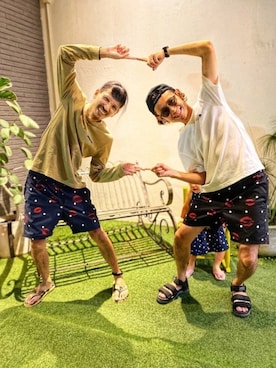 「アイテム（その他）」を使った、CHINさんパパさん（メンズ・163cm）の夏コーディネート