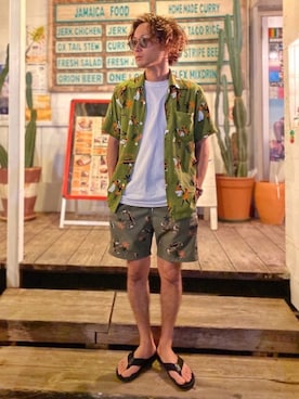 CHINさんパパさん(メンズ・163cm)の秋コーディネート