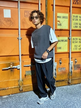 CHINさんパパさん(メンズ・163cm)の秋コーディネート