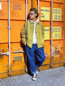 CHINさんパパさん（メンズ・163cm）の秋コーディネート