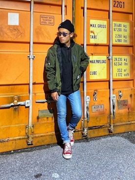 CHINさんパパさん(メンズ・163cm)の秋コーディネート