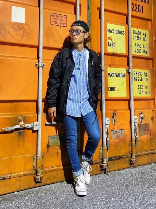 Chinさんパパ Policeのネックレスを使ったコーディネート Wear