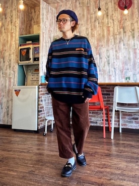 「ｏｒｏｂｉａｎｃｏ」｜CHINさんパパさん（メンズ・163cm）の冬コーディネート