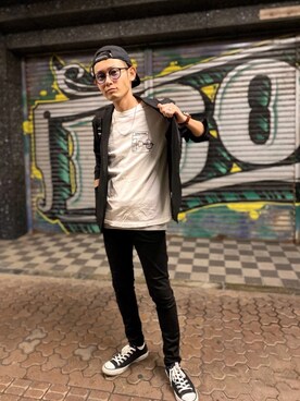 CHINさんパパさん(メンズ・163cm)の春コーディネート