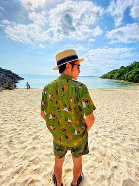 CHINさんパパさん(メンズ・163cm)の春コーディネート