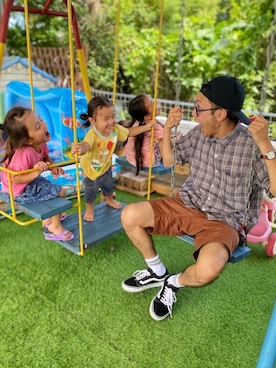 CHINさんパパさん（メンズ・163cm）の夏コーディネート