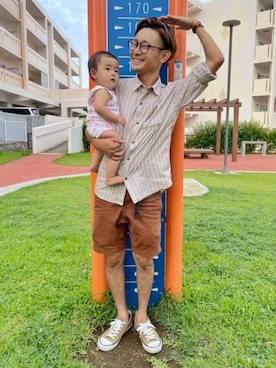 CHINさんパパさんのコーディネート